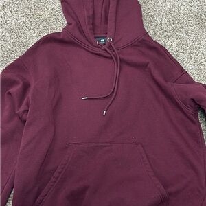 Men's Burgundy Hoodie